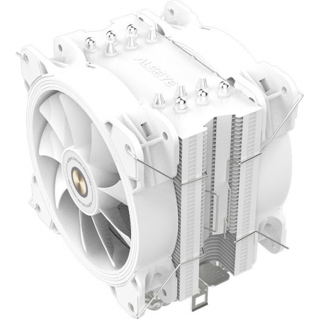 Вентилятор ALSEYE H120D (White) TDP: 200W Product Dimensions:123x154x106mm Heatsink Dimensions:154x123x58mm Heatsink Weight:518g Heat Pipe:O6mmx6pcs Fan Dimensions-:120x120x25mm (875842), фото , изображение 3