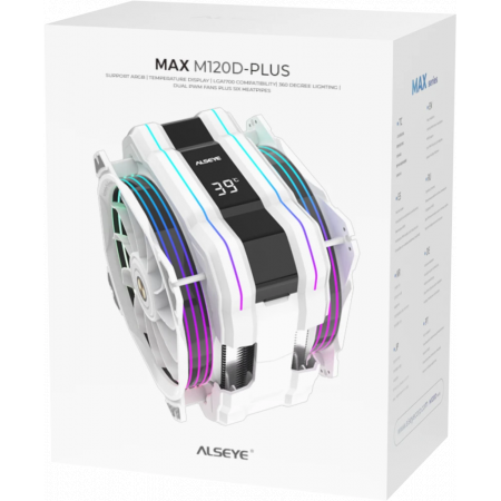 Вентилятор ALSEYE M120D-W-Plus Dimensions: 120x120x25mm Voltage: DC 12V Current:333MA (875675), фото , изображение 5