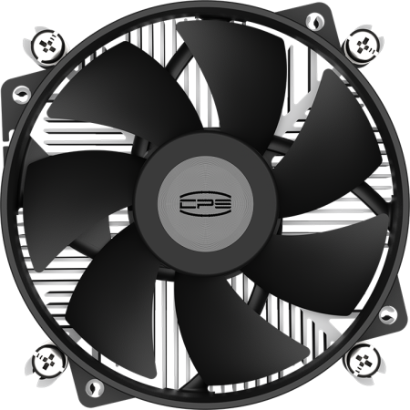 Устройство охлаждения(кулер) PcCooler R95S-I Soc-1200/1700/1851 серебристый/черный 4-pin 31.1dB Al 95W 360gr Ret (R95S-XXNIXX-CL), фото , изображение 3