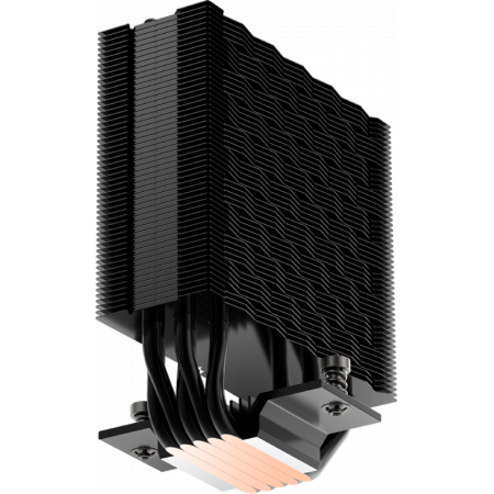 Устройство охлаждения(кулер) PcCooler RT500 Digital Soc-AM5/AM4/1200/1700/1851 черный 4-pin 34.9dB Al+Cu LCD 240W Ret (RT500-BKNWYL-GL), фото , изображение 6