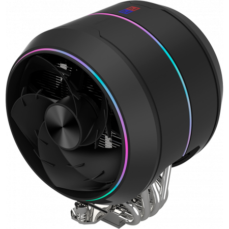 Кулер для процессора ZALMAN ZET5 BLACK, 5 HEAT PIPES, 4-PIN PWM, 600-2000 RPM, 30.4 DBA MAX, HYDRO BEARING, FULL SOCKET SUPPORT, фото , изображение 2