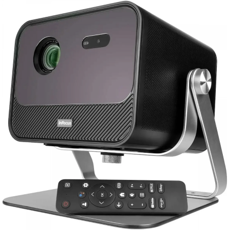 LED проектор InFocus [IN3038SL Crusader Grandmaster] [с подставкой] DLP, 1200 lm, FullHD, (1.2:1), HDMI 2.0 (eARC) 2x USB-A 2.0), AUX, SPDIF, RJ45 (LAN), Bluetooth 5.1/BLE, wi-fi 2.4/5GHz, 2х20W Dolby Audio, до 25000ч., 2.36 кг, фото , изображение 7