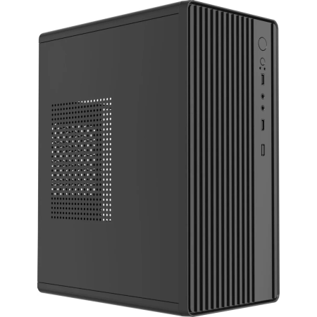 Корпус Accord ACC-M258-01B черный без БП mATX 4x120mm 2xUSB2.0 audio, фото 