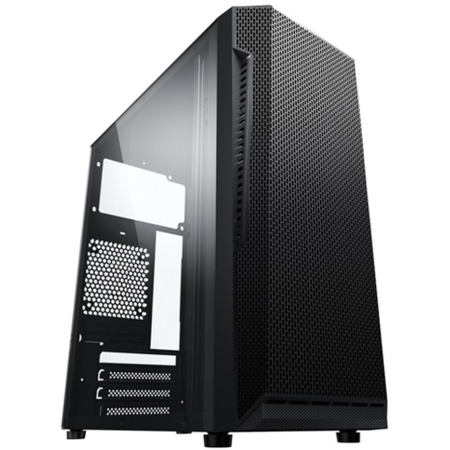 Корпус ACD Coffre 104G mATX, Black, CPU 140mm, VGA 245mm, PSU 285mm, 2x3.5INT, 1x2.5INT, 2xUSB 2.0, 1xUSB 3.0, HD Audio, w/o FAN, w/o PSU, TG, фото 