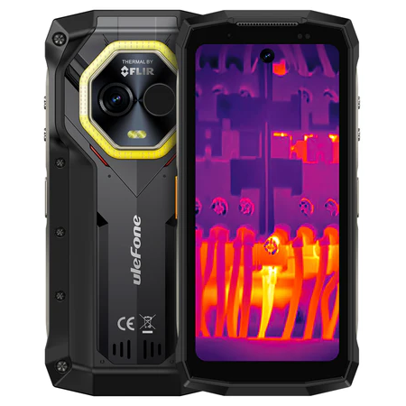 Смартфон Ulefone Armor Mini 20T Pro 8/256GB 6975326663236 Black/4.7” 90Hz HD+/MTK6300 5G/And14/50+FLIR/32MP/6200mAh, фото 