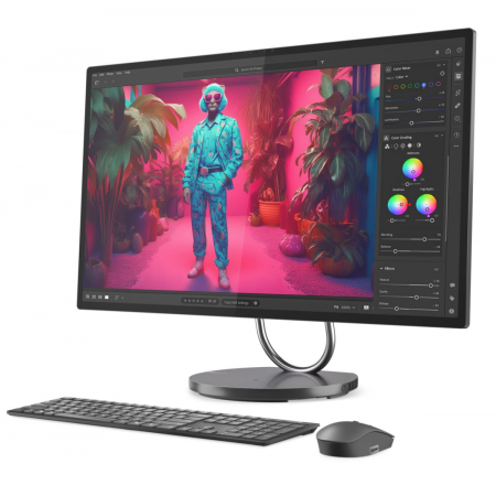 Моноблок Lenovo Yoga AIO 32ILL10 31.5" UHD (3840x2160) IPS 495N, Ultra 7 258V, 32GB LPDDR5x-8533, 1TB SSD M.2, Intel Arc 140V, WiFi7, BT, 5.0MP+IR, Wireless Keyboard&Mouse, Win 11 Home Rus, Storm Grey, 1Y, фото , изображение 5