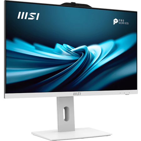 Моноблок MSI Pro AP242P 14M-807XRU 23.8" Full HD i7 14700 (2.1) 32Gb SSD512Gb UHDG 770 без ОС GbitEth WiFi BT 120W клавиатура мышь Cam белый 1920x1080, фото , изображение 2