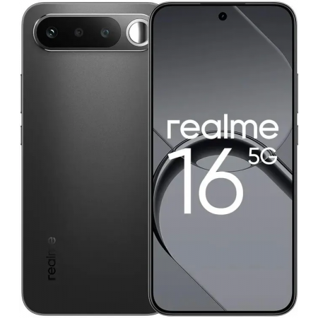 Смартфон Realme RMX5171 16 5G 256Gb 8Gb темно-серый моноблок 3G 4G 6.74" 720x1600 Android 16 32Mpix 802.11 a/b/g/n/ac NFC GPS GSM900/1800 GSM1900, фото 