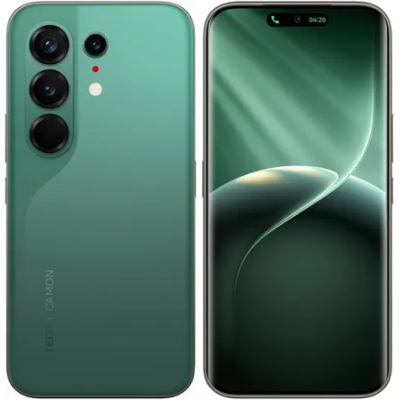 Смартфон Tecno Camon 50 Ultra 5G 256Gb 8Gb зеленый моноблок 3G 4G 2Sim 6.78" 1208x2644 Android 16 50Mpix 802.11 a/b/g/n/ac/ax NFC GPS GSM900/1800 GSM1900 Protect FM, фото 