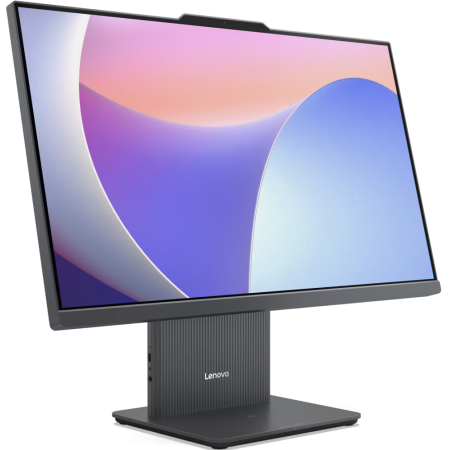 Lenovo IdeaCentre AIO 24IRH9 23.8" FHD (1920x1080) IPS 250N 100Hz, i7-13620H, 1x16GB DDR5-5200, 512GB SSD M.2, Intel UHD, WiFi6, BT, 5MP Cam, USB KB&Mouse, NoOS, Luna Grey, 1Y, фото , изображение 2