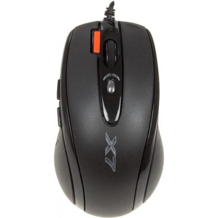 Мышь проводная A4Tech X-710BK Чёрный, фото 