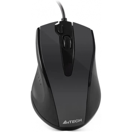 Мышь проводная A4Tech N-500FS Чёрный, фото 