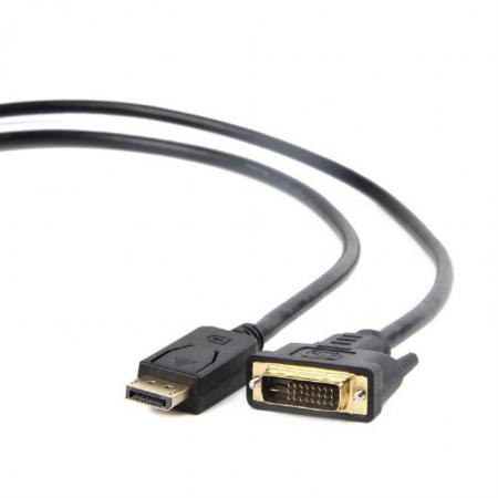 Кабель DisplayPort Cablexpert DisplayPort(m) to DVI-D (m) 1.8м черный, фото 