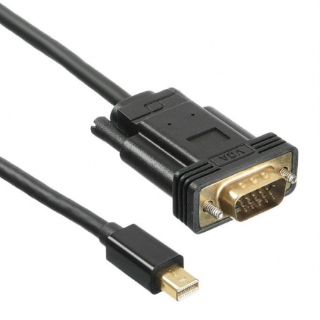 Кабель Buro miniDisplayport (m) - VGA (m) 2м черный, фото , изображение 3