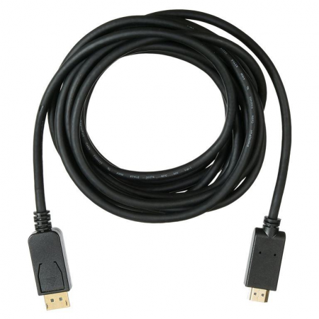 Кабель Buro DisplayPort (m) - HDMI (m) 5м черный, фото , изображение 2