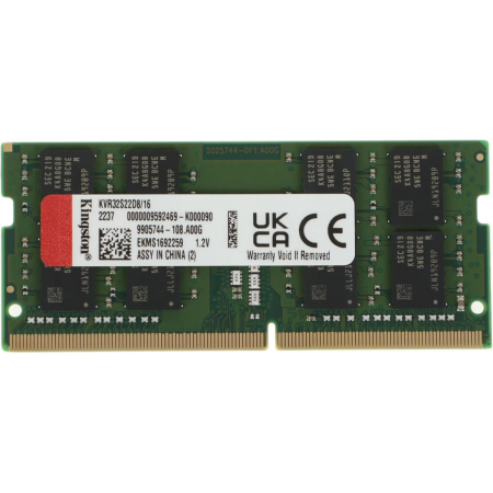 Оперативная память 16Gb DDR4 3200MHz Kingston SO-DIMM (KVR32S22D8/16), фото , изображение 2