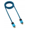 УЦ Кабель HDMI Cablexpert, серия Gold, 2,5 м, v1.4, M/M, позол.разъемы Синий, фото , изображение 2