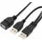 Кабель удлинитель USB2.0 Pro Cablexpert CCP-USB22-AMAF-6, 2xAM/AF, 1.8м, экран, черный, пакет, фото , изображение 2