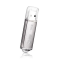 USB Flash накопитель   32Gb Silicon Power Ultima II I-series Silver (SP032GBUF2M01V1S), фото 