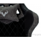 Кресло игровое Бюрократ VIKING 7 KNIGHT B FABRIC черный текстиль/эко.кожа крестовина металл/пластик, фото 