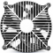 Кулер ExeGate EX286141RUS EK-11508.PWM (Al, LGA1150/1151/1155/1156/1200, TDP 75W, Fan 90mm, PWM, 1200-2600RPM, Hydro bearing, 4pin, 11-24db, 285г, с термопастой, на винтах, Retail color box), фото , изображение 3