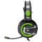 Компьютерная гарнитура CROWN MICRO CMGH-3002 black/green, фото , изображение 2