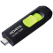 Флеш Диск A-Data 32Gb Type-C UC300 ACHO-UC300-32G-RBK/GN USB3.2 черный/зеленый, фото 