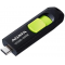 Флеш Диск A-Data 64Gb Type-C UC300 ACHO-UC300-64G-RBK/GN USB3.2 черный/зеленый, фото 