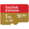 Флеш карта microSDXC SanDis 1024GBEXTREME Class 10, UHS-I, W130, R 190 МБ/с,  без адаптера на SD, фото 