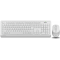 Клавиатура + мышь A4Tech Fstyler FG1010S клав:белый/серый мышь:белый/серый USB беспроводная Multimedia Touch (FG1010S WHITE), фото 