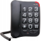 Телефон проводной TELEPHONE TX-201 BLACK TEXET, фото 