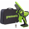 Цепная пила аккумуляторная GreenWorks GD24CSMNX, 24V, 15 см, без АКБ и ЗУ  (2008707), фото , изображение 4