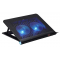 Охлаждающая подставка Buro BU-LCP170-B214 17398x300x29мм 2xUSB 2x 140ммFAN 926г металлическая сетка/пластик черный, фото 