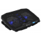 Подставка для ноутбука Digma D-NCP170-4 17390x280x28мм 2xUSB 4x 70/125ммFAN 750г черный, фото 