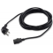 Кабель Buro BU-PCAB-5M-16A IEC C13 Евровилка угловой 5м, фото , изображение 2