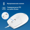 Мышь Оклик 147M белый оптическая (2000dpi) USB (4but), фото , изображение 4