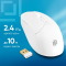 Мышь Оклик 509MW white белый оптическая (1600dpi) беспроводная USB для ноутбука (3but), фото , изображение 2