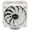 Кулер Alseye S120D-W Universal, TDP 135W, 2x120FAN, 4 heat pipe, WHITE, PWM, RTL, фото , изображение 2