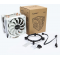 Кулер Alseye S120D-W Universal, TDP 135W, 2x120FAN, 4 heat pipe, WHITE, PWM, RTL, фото , изображение 5