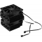 Кулер ID-COOLING SE-207-XT ADVANCED LGA20XX/1700/1200/115X/AM4 (8шт/кор, TDP 280W, PWM, черный, 7 тепл.трубок + медная база, 2 x FAN 120mm) RET, фото , изображение 6