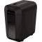 Шредер Fellowes PowerShred LX65 черный (секр.P-4)/перекрестный/10лист./22лтр./скрепки/скобы/пл.карты, фото 
