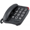 Телефон проводной TELEPHONE TX-201 BLACK TEXET, фото , изображение 2