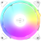 Кулер для корпуса/ PCCooler F3 T120 ARGB WH (120x120x25mm, 4-pin PWM, ARGB, 46CFM, 21.6dBA, 1800RPM, White), фото 
