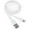 Кабель Cablexpert для Apple CCB-USB-AMAPO1-1MW, AM/Lightning, издание Classic 0.1, длина 1м, белый, блистер, фото 