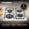 Газовая варочная поверхность Hyundai HHG 6438 WG белый, фото , изображение 4