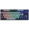 Проводная механическая клавиатура Gembird KB-G600, 87кл, Rainbow, красн.свитчи, 1.8м, черная, фото 