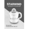 Соковыжималка цитрусовая Starwind SJ1121 30Вт рез.сок.:700мл. желтый/прозрачный, фото , изображение 20