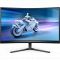 Монитор 27 Philips 27M2C5200W Evnia VA 1920x1080, 280 Гц, 1 мс, 16:9, 300 кд/м2, 2xHDMI, 1xDP, выход на наушники, изогнутый, черный, фото , изображение 2