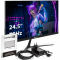 Монитор безрамочный с аудио 24.5 ExeGate SmartView EH1500A (IPS LED Grade A+, FHD, 1920x1080@75Гц, 16:9, 250cd/m2, 1000:1, 178°/178°, 5ms, D-Sub, HDMI, DisplayPort, audio-out, Flicker-free, FreeSync, Low Blue Light, кабель HDMI 1.5м, VESA 75x75, регулиров, фото , изображение 8