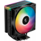Кулер для процессора DEEPCOOL AG400 BK ARGB V2 черный 120мм алюминий+медь 2100rpm 31.6db 4-pin 220W 154мм, фото 